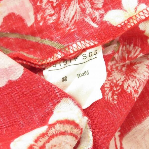 apc ピンクハウス PINKHOUSE スカート 赤 花柄 ロング フレア 美品  