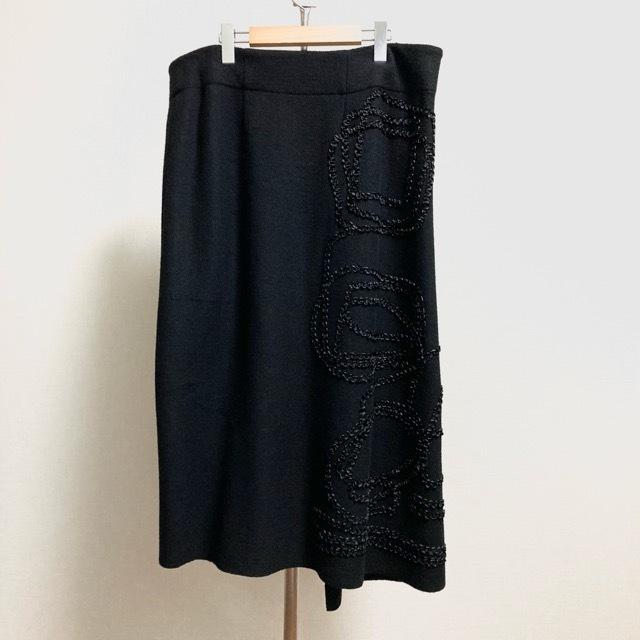 wnc メフウセンソユニコ 芽風 スカート 黒 巻きスカート 変形 大きい 