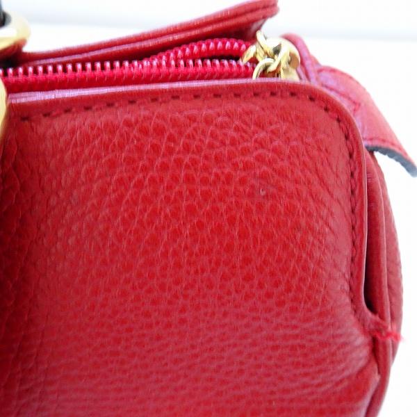 GHERARDINI #axb ゲラルディーニ ハンドバッグ 赤 レザー GHERARDINI #axb ゲラルディーニ ハンドバッグ 赤 レザー