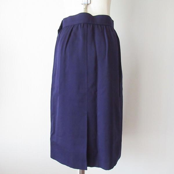 anc SALE イヴサンローラン YVES SAINT LAURENT YSL スカート M 青系  