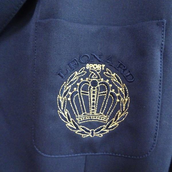 apc レオナールスポーツ LEONARD SPORT ジャケット L 紺 ダブル 金  