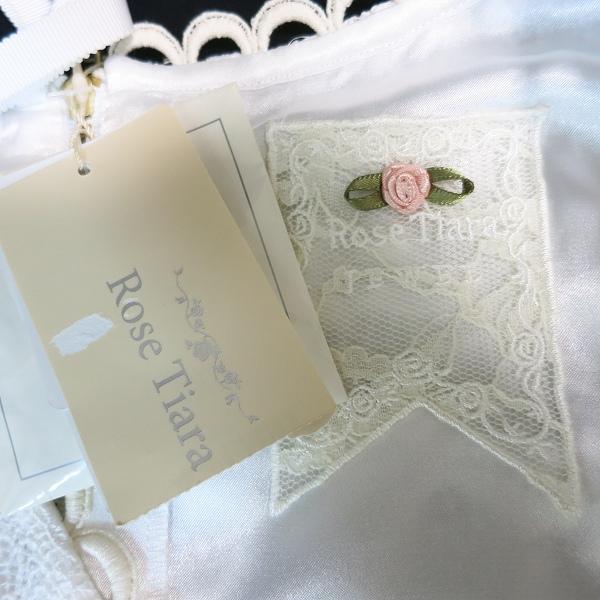 snc ローズティアラ Rose Tiara ワンピース 42 白 ベージュ レース