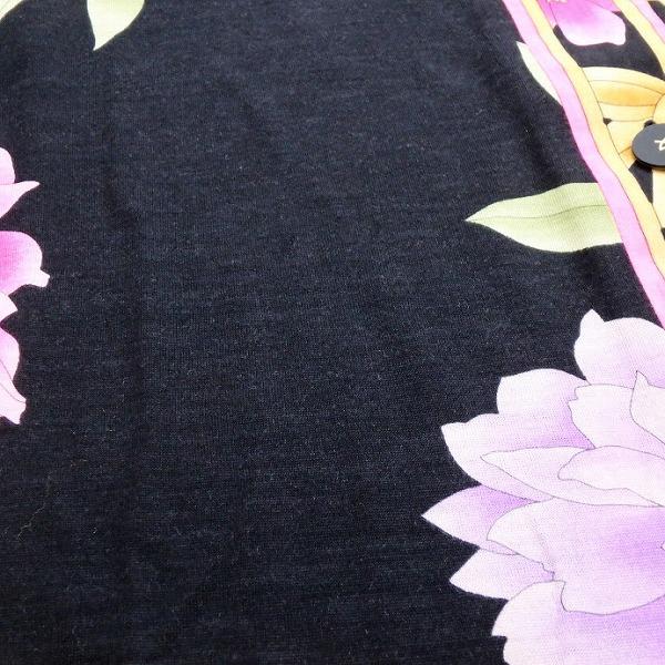 LEONARD 美品 花柄トリミング カーディガン ジャケット カンカン素材 L