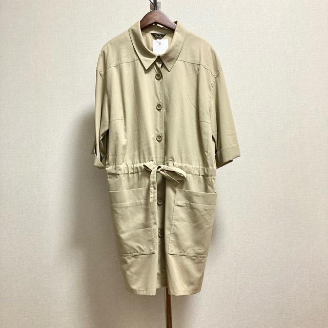 Leilian レリアン 定番 ベージュ トレンチコート 13号 大きいサイズ トレンチ風コート【BOURGE】|レリアン プラスハウス | レリアン