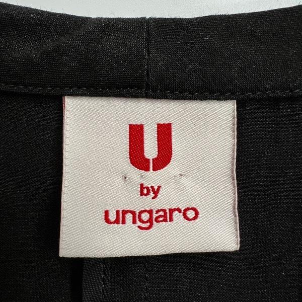 U by Ungaro #snc ユーバイウンガロ ungaro ジャケット 38 黒 麻