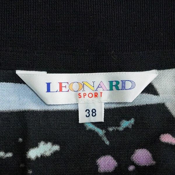 ⭐︎LEONARD SPORT⭐︎長袖ポロシャツ 楽器と花柄　（L) LEONARD SPORT 黄色 花柄 長袖 ポロシャツ レオナール - メルカリ