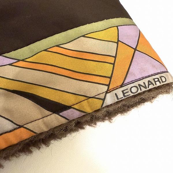 wnc レオナールスポーツ LEONARD SPORT ブルゾン 40 茶系 マルチ