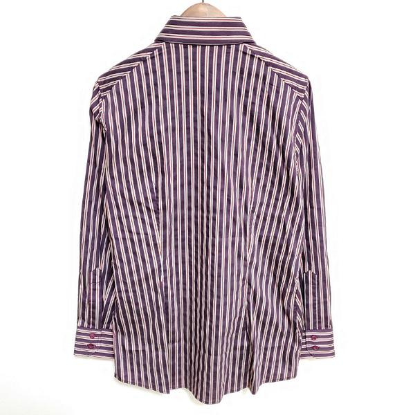 ETRO #anc エトロ シャツ・ブラウス 44 紫 ストライプ 大きい ETRO #anc エトロ シャツ・ブラウス 44 紫 ストライプ 大きい