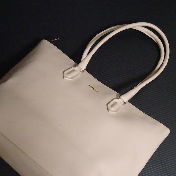 FURLA（フルラ） #anb ショルダーバッグ ピンク系 レザー ロゴ トート
