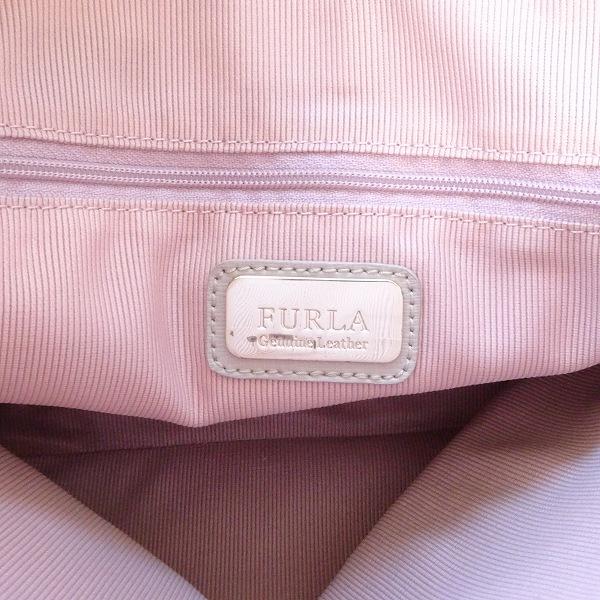 フルラ　トートバッグ　ショルダーバッグ　肩掛け　レザー　ロゴ FURLA（フルラ） #anb ショルダーバッグ ピンク系 レザー ロゴ トート