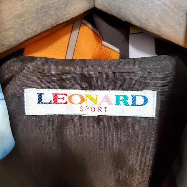 apc レオナールスポーツ LEONARD SPORT コート 42 茶 花柄 服 ブーツ 
