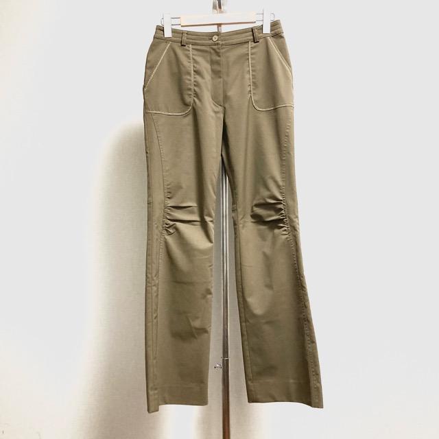 anc ブラック&ホワイト Black&White パンツ 1 カーキ系 ゴールド