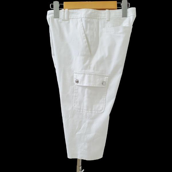 #spc レオナールスポーツ LEONARD SPORT パンツ 64 白 ハーフパンツ サイドポケット レディース [758329] | LEONARD | 03