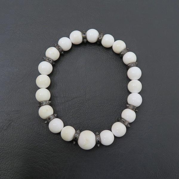 #anza キリュウキリュウ kiryuyrik ブレスレット 白 ホワイト スタッズ メンズ [759281] |  | 01