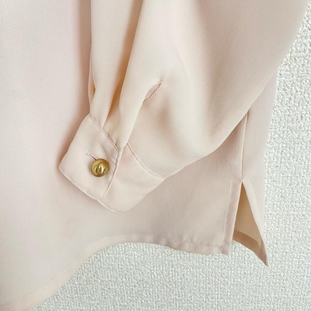 Leilian（レリアン） #anc シャツ ブラウス 7 ピンク 金ボタン 