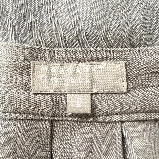 マーガレットハウエル　スカートⅡ マーガレットハウエル シルクコットンスカート サイズ2