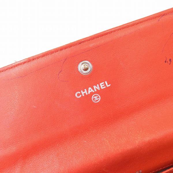 CHANEL 長財布 キルティング エナメルマーク