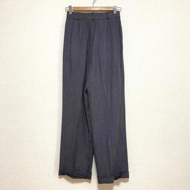 Max Mara #anc マックスマーラ Maxmara パンツ 38 紺 白 レディース 
