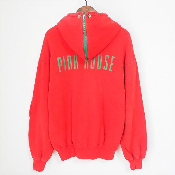 apc ピンクハウス PINKHOUSE ブルゾン パーカー 赤 緑 ジップアップ  