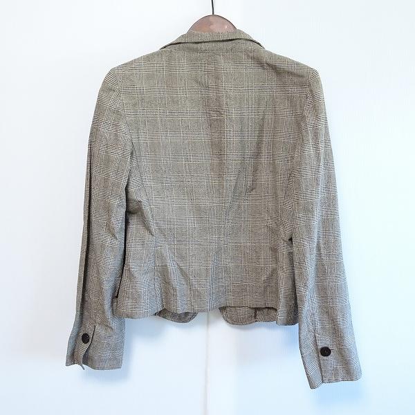 #anc  トラサルディ TRUSSARDI ジャケット 38 グレー チェック レディース [762897] | TRUSSARDI | 01