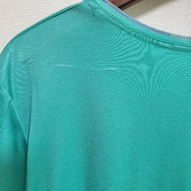 #spc レオナール LEONARD カットソー L 緑 半袖 ロゴ刺繍 レディース [763008]｜acil｜07