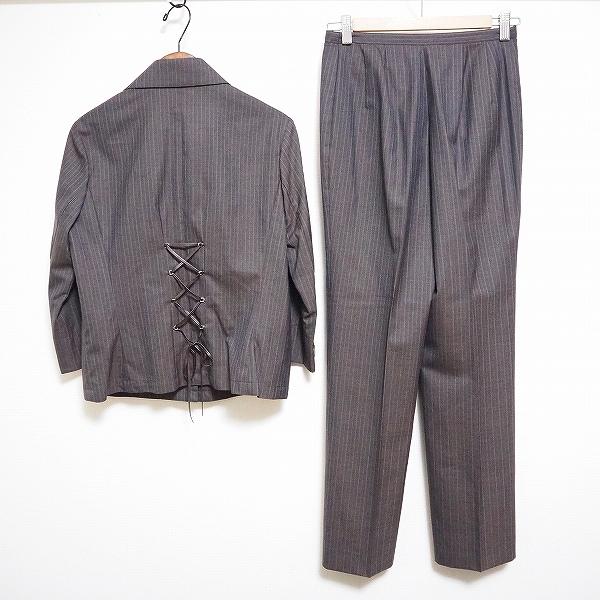 Leilian（レリアン） #anc パンツスーツ 7 茶系 ツーピース