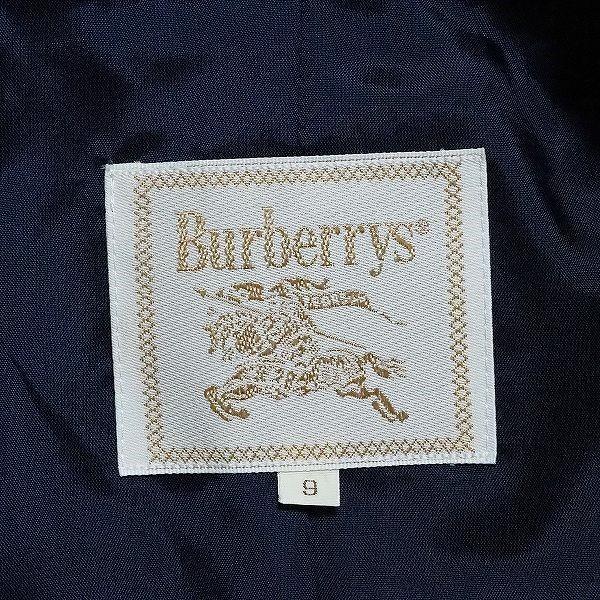 anc バーバリー BURBERRY スカートスーツ 紺 ツーピース セットアップ