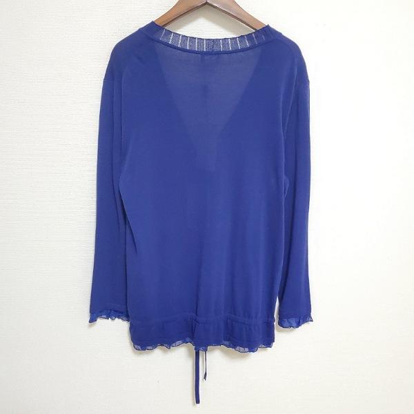 anc アルベルタフェレッティ ALBERTAFERRETTI カーディガン 42 青