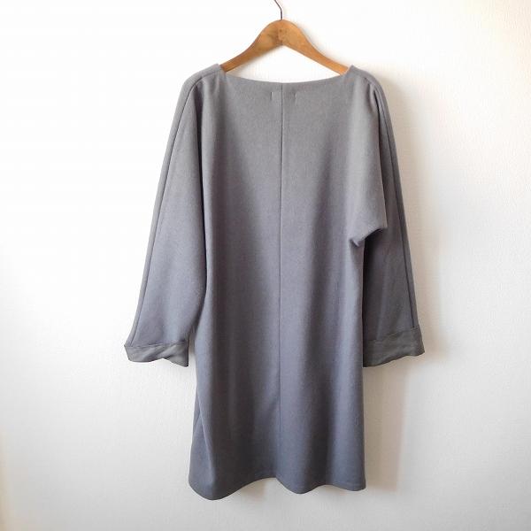 新品未使用品fog linen works チュニックリネンワンピース fog linen work ギンガムチェック リネン チュニック ワンピース