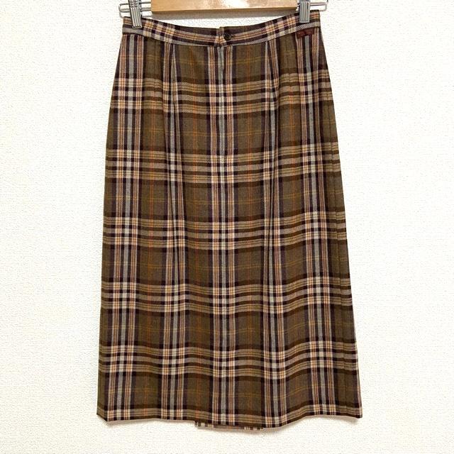 wnc SALE マドモアゼルノンノン MademoiselleNONNON スカート L 茶  