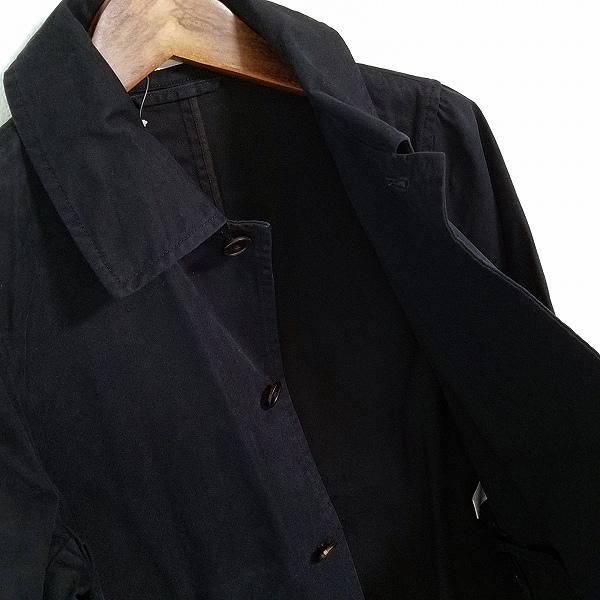 n100 #anc エヌワンハンドレッド コート 34 黒 ステンカラー n100 #anc エヌワンハンドレッド コート 34 黒 ステンカラー