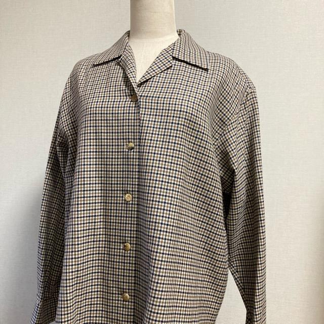 anc アクアスキュータム Aquascutum セットアップ 9 茶系 チェック  