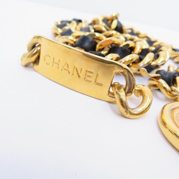 CHANEL #apzb シャネル ベルト チェーンベルト ゴールド 黒 CHANEL #apzb シャネル ベルト チェーンベルト ゴールド 黒