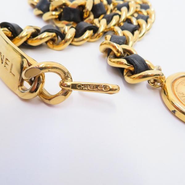 CHANEL #apzb シャネル ベルト チェーンベルト ゴールド 黒 CHANEL #apzb シャネル ベルト チェーンベルト ゴールド 黒