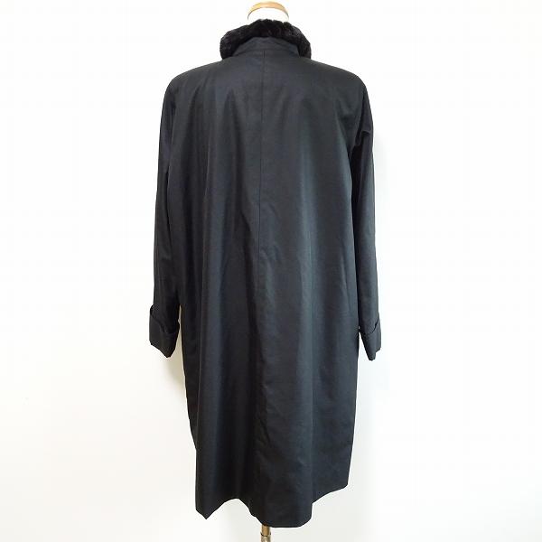 REGENCE #wnc レジァンス コート 38 黒 シルク ミンクファー REGENCE #wnc レジァンス コート 38 黒 シルク ミンクファー