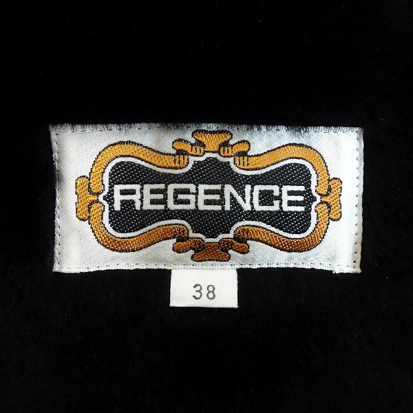 REGENCE #wnc レジァンス コート 38 黒 シルク ミンクファー REGENCE #wnc レジァンス コート 38 黒 シルク ミンクファー
