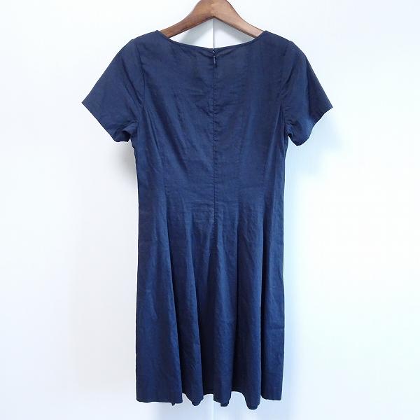theory luxe #snc セオリーリュクス theoryluxe ワンピース 40 紺 半袖  