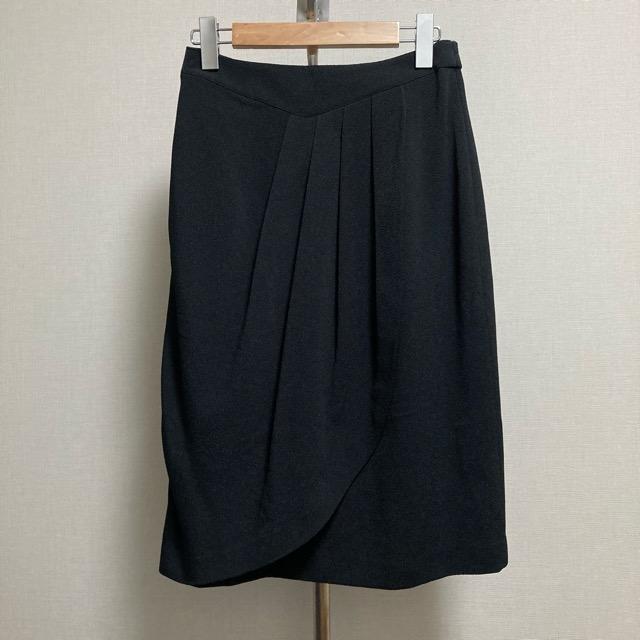 #anc  DU FIRRE 三年坂 スカート M 黒 ちりめん 美品 レディース [769100] | 