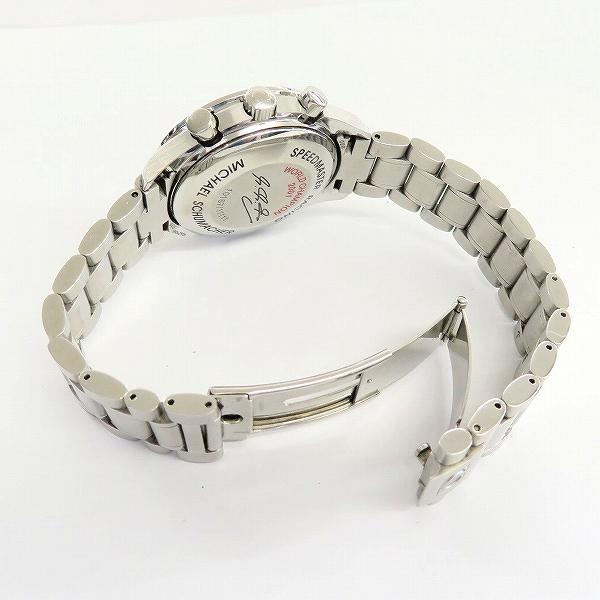 #anzw オメガ OMEGA 腕時計 スピードマスター レーシング シューマッハ 11111本限定 3519.50 自動巻き シルバー ブラック メンズ [770147] | OMEGA | 04