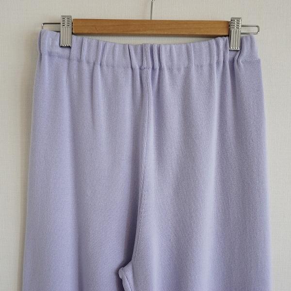 YACCOMARICARD #anc ヤッコマリカルド パンツ N 紫 ワイド ニット 無地  