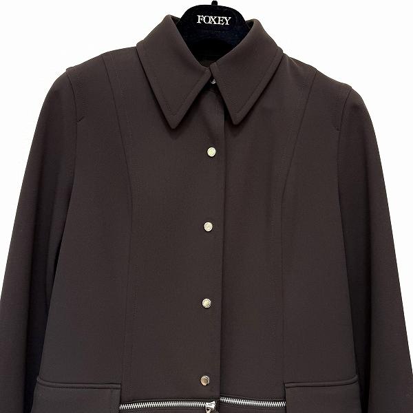 FOXEY NEW YORK #anc フォクシーニューヨーク コート F こげ茶