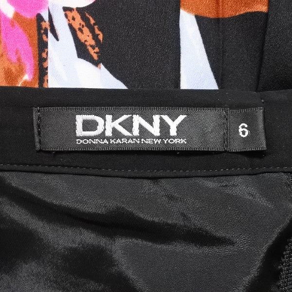 #anc ダナキャラン DKNY スカート 6 黒系 プリーツ 花柄 ひざ丈 バックジップ レディース [771291] | DKNY | 04