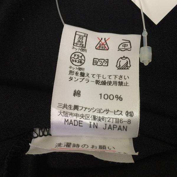 spc レオナール LEONARD Tシャツ M 黒 オレンジ 水色 半袖