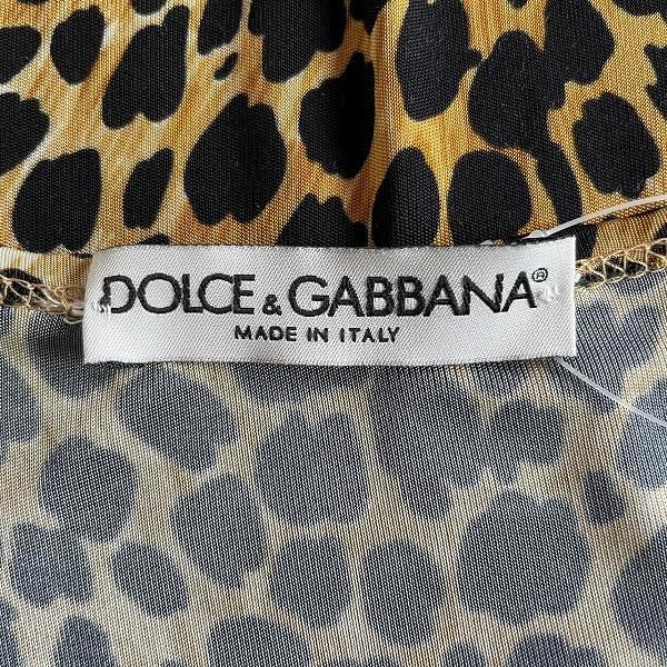 snc ドルチェ&ガッバーナ DOLCE&GABBANA Tシャツ 44 黒系 オレンジ