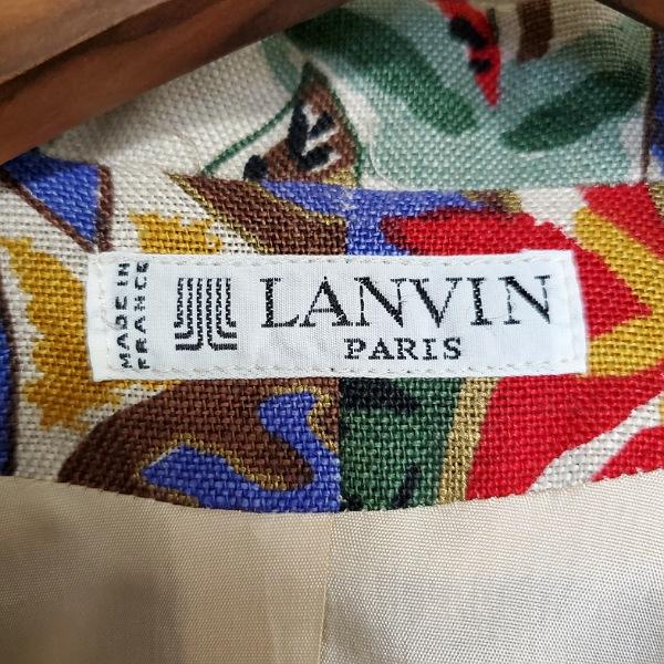 【LANVIN/ランバン 】リネンスラックス（Made in France） LANVIN/ランバン ]リネンスラックス（Made in France）