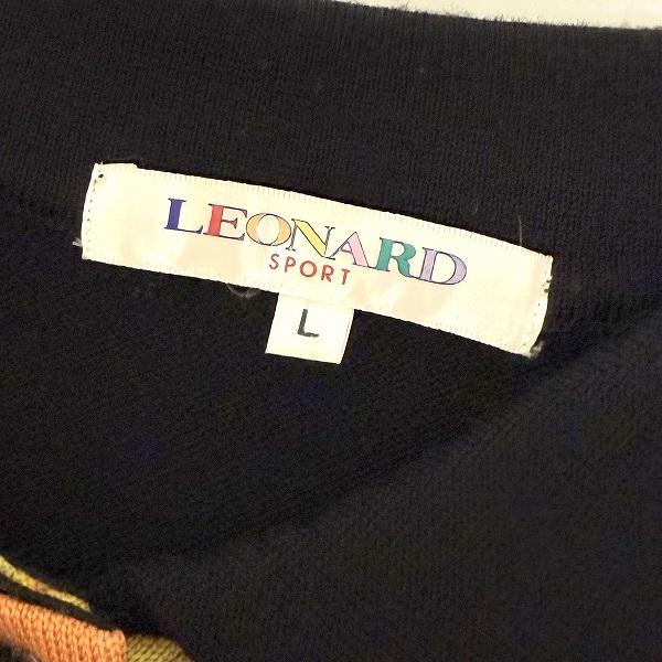 wnc レオナールスポーツ LEONARD SPORT ニット・セーター L 黒 マルチ