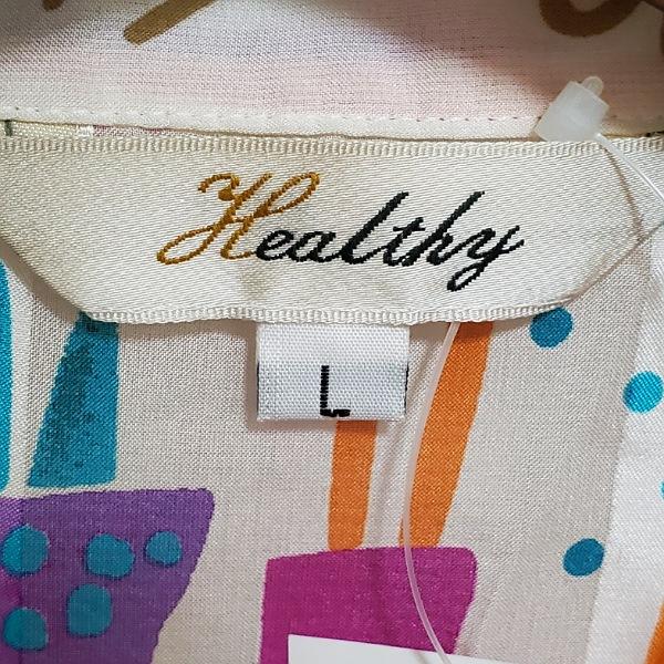 snc ヘルシー Healthy シャツ・ブラウス L マルチ 半袖 金ボタン 