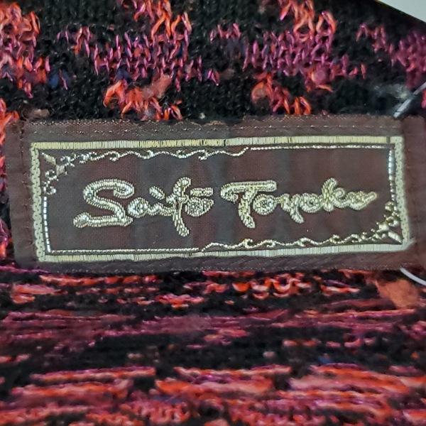 anc サイトウトヨコ 斉藤都世子 セットアップ ピンク 黒 ニット  