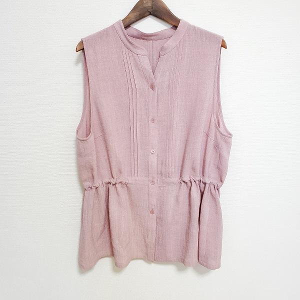 snc コレット KORET ルック シャツ・ブラウス ピンク ノースリーブ 