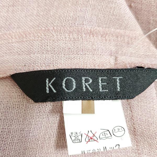 snc コレット KORET ルック シャツ・ブラウス ピンク ノースリーブ 
